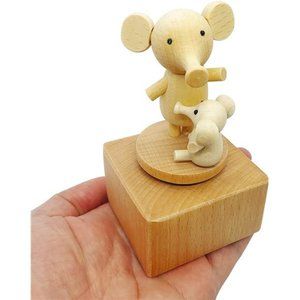 Cute Little Elephant Mini Music Box  |   Best Gift for Boy Girl Kids | Box Gift